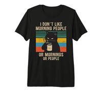 Odio la Gente del Mattino e la Mattina e la Gente Kaffee Maglietta Premium