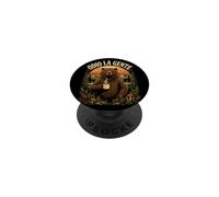 Odio La Gente Orso Montagna Campeggio Natura PopSockets PopGrip Adesivo