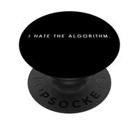 Odio L'Algoritmo - Minimalista Divertente Hater Detto PopSockets PopGrip Adesivo