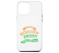 Odio le persone amore capra capra capra capre contadino regalo Custodia per iPhone 12 Pro Max