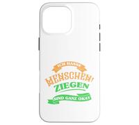 Odio le persone amore capra capra capra capre contadino regalo Custodia per iPhone 16 Pro Max