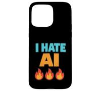Odio l'IA - Sarcasmo Custodia per iPhone 15 Pro Max