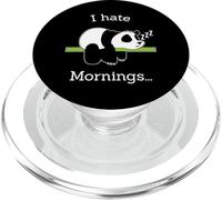 Odio l'orso panda del mattino PopSockets PopGrip per MagSafe