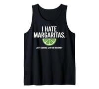 Odio Margaritas Stavo scherzando Fetta di Lime Humor Canotta