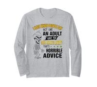 Odio Quando la Gente Dice di Agire Come Uno Scheletro Adulto Maglia a Manica