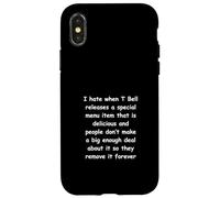 Odio quando t bell rilascia una voce di menu speciale e tu Custodia per iPhone X/XS