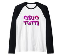 Odio Tutti, dal Primo all'ultimo. Divertente Graffiti vGP Maglia con Maniche Raglan