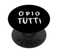 Odio tutti, dal primo all'ultimo. Divertente sarcasmo vZC_W PopSockets PopGrip Adesivo