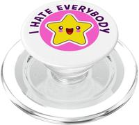 Odio Tutti paradossale stella triste e felice PopSockets PopGrip per MagSafe