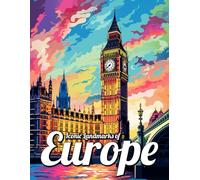 Odi's Iconic Landmarks of Europe Coloring Book: Mindful Relaxation and Stress Relief coloring: Iconic Places from all over the Europe