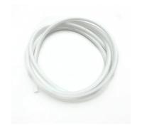 ODJDNLKLWN Tubo flessibile in silicone colorato ID5/6/8/10 mm, sicuro, flessibile, facile da pulire, per bevande, alimentari, laboratori, progetti di birra, tubo da giardino (bianco, 1 metro_OD 8XID