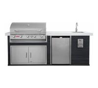 ODK Outdoor Kitchen 210cm Cucina base in Stucco