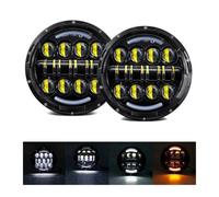 ODKBFG Fari Anteriori Fari A LED Da 7 Pollici Per Suzuki Per Samurai Faro Proiettore(2piece 80w black)