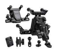 ODKBFG Supporti per GPS Supporto Antiurto Per Telefono Moto Particolarmente Adatto Per Viaggi Lunga Distanza O Su Strade Sterrate Video Guida ADV ATV M-Bike(Mirror seat fixation)