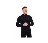 Odlo Intimo termico da uomo Active Warm I Maglia termica a maniche lunghe I Intimo termico da sci I Maglia termica a maniche lunghe con collo e mezza zip I Uomo
