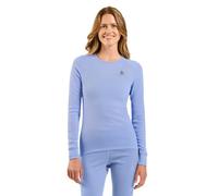 ODLO Active Warm Eco Baselayer - maglietta tecnica - donna M Light Blue woman Recycled Polyester,Recycled Materials,Made In Eu