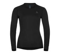 Odlo Active Warm Eco BI Top Crew Neck Manica Lunga Donna-Nero
