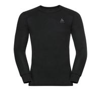 Odlo Active Warm Eco BI Top Crew Neck Manica Lunga Uomini-Nero