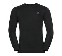 Odlo Active Warm Eco BI Top Crew Neck Manica Lunga Uomini-Nero