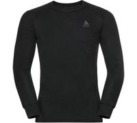 ODLO Active Warm Eco Bl Top Crew Neck L/s - Uomo - Nero - Taglia L- modello 2027