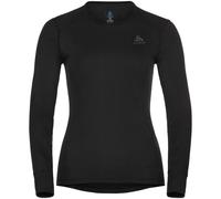 ODLO Active Warm Eco Bl Top Crew Neck L/s W - Donna - Nero - Taglia XS- modello 2026