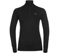 ODLO Active Warm Eco Bl Top Turtle Neck L/s Half Zip W - Donna - Nero - Taglia XS- modello 2026