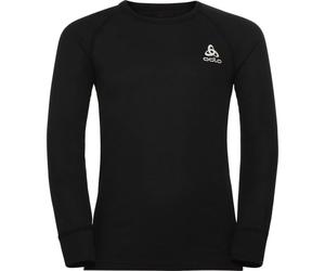 ODLO Active Warm Eco Kids Bl Top Crew Neck L/s - Bambino - Nero - Taglia 4 anni- modello 2026