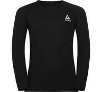 ODLO Active Warm Eco Kids Bl Top Crew Neck L/s - Bambino - Nero - Taglia 4 anni- modello 2027