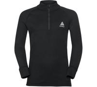 ODLO Active Warm Eco Kids Bl Top Turtle Neck L/s Half Zip - Bambino - Nero - Taglia 6 anni- modello 2026