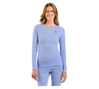 ODLO Active Warm Eco Baselayer - maglietta tecnica - donna M Light Blue woman Recycled Polyester,Recycled Materials,Made In Eu