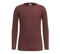 ODLO Active Warm Eco - maglietta tecnica a manica lunga - bambino 116 Brown junior Recycled Materials