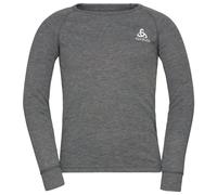 ODLO Active Warm Eco - maglietta tecnica a manica lunga - bambino 128 Grey junior Recycled Materials
