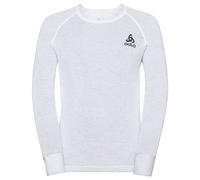 Odlo Active Warm Eco Crew Long Sleeve Base Layer Bianco 8 Years Ragazzo