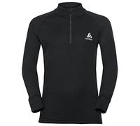 ODLO Active Warm Eco Kids Bl Top Turtle Neck L/s Half Zip - Bambino - Nero - Taglia 12 anni- modello 2024