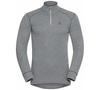 Odlo Maglia termica Active Warm ECO mezza zip collo alto manica lunga Grigio scuro L Uomo