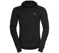 Odlo Active Warm Maglia Termica con Cappuccio e Protezione Viso da Uomo | Base layer caldo con cappuccio e protezione viso per sci