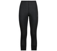 Odlo Active Warm Pantaloni Termici 3/4 da Donna in Poliestere Riciclato | Intimo termico 3/4 caldo e traspirante per sci e attività invernali