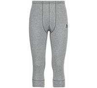 Odlo Active Warm Pantaloni Termici 3/4 da Uomo in Poliestere Riciclato | Intimo termico 3/4 caldo e traspirante per sci e attività invernali