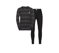 Odlo ACTIVE WARM SET 159449, Bambini e ragazzi, Black - Grey Melange, 164