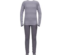 Odlo - Set maglia e calzamaglia termiche - Set Long Active Warm Set Misty Lilac Gray Ridge - Taglia Bambino 104 cm - Viola Viola 104 cm