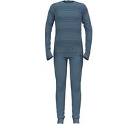 Odlo Active Warm Set 159449, Bambini e Ragazzi, Provincial Blue - Dark Sapphire, 104