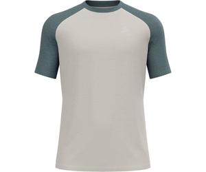 ODLO Ascent Pw 125 Crew Neck S/s - Uomo - Grigio / Blu - Taglia XL- modello 2024