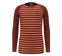 Odlo Bambini Maglia funzionale a maniche lunghe con stampa a righe ACTIVE WARM ECO