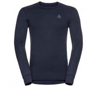 Odlo - Base Layer Top Crew Neck L/S Active Warm Eco - Intimo sintetico M blu