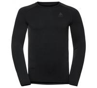 Odlo Canottiera a Maniche Lunghe Uomo - Performance Warm - nero - new odlo graphite grey XL