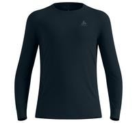 Odlo - Baselayer Top Crew Neck L/S Merino 200 - Intimo lana merinos L blu/nero