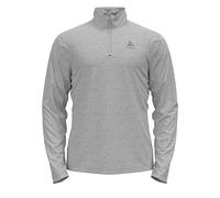 Odlo BERRA_542492, Maglia a maniche lunghe con mezza zip Uomo, Grey Melange, L
