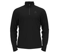 Odlo BERRA_542492, Maglia a maniche lunghe con mezza zip Uomo, Nero, XL
