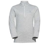 Odlo Berra Kids_542499, Maglia a maniche lunghe con mezza zip Bambini e ragazzi, Grey Melange, 104