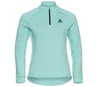 ODLO Berra Mid Layer - felpa in pile - donna XS Light Green/Black woman Recycled Materials